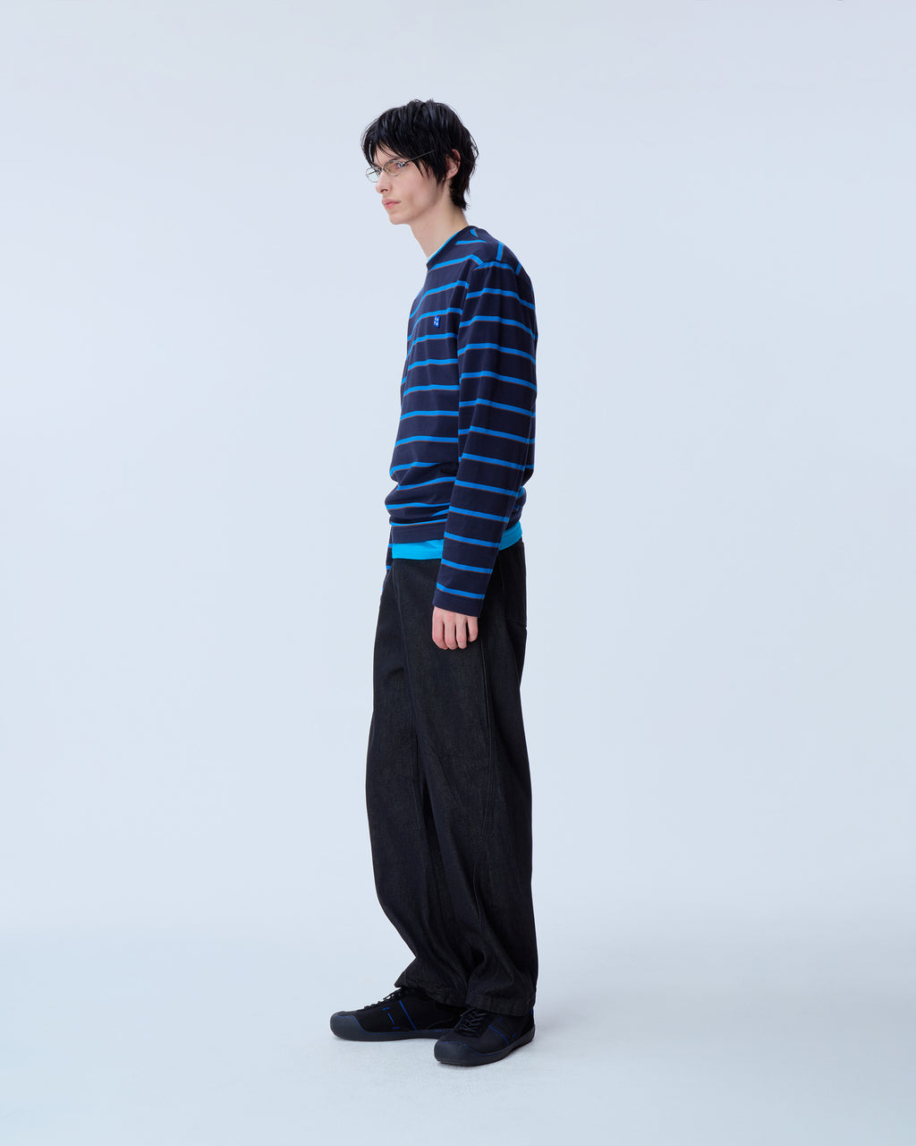 Ader Error - Sig; BL Tag LS t-shirt 03 (Navy) product image 10 | TRAB K-Fashion Australia