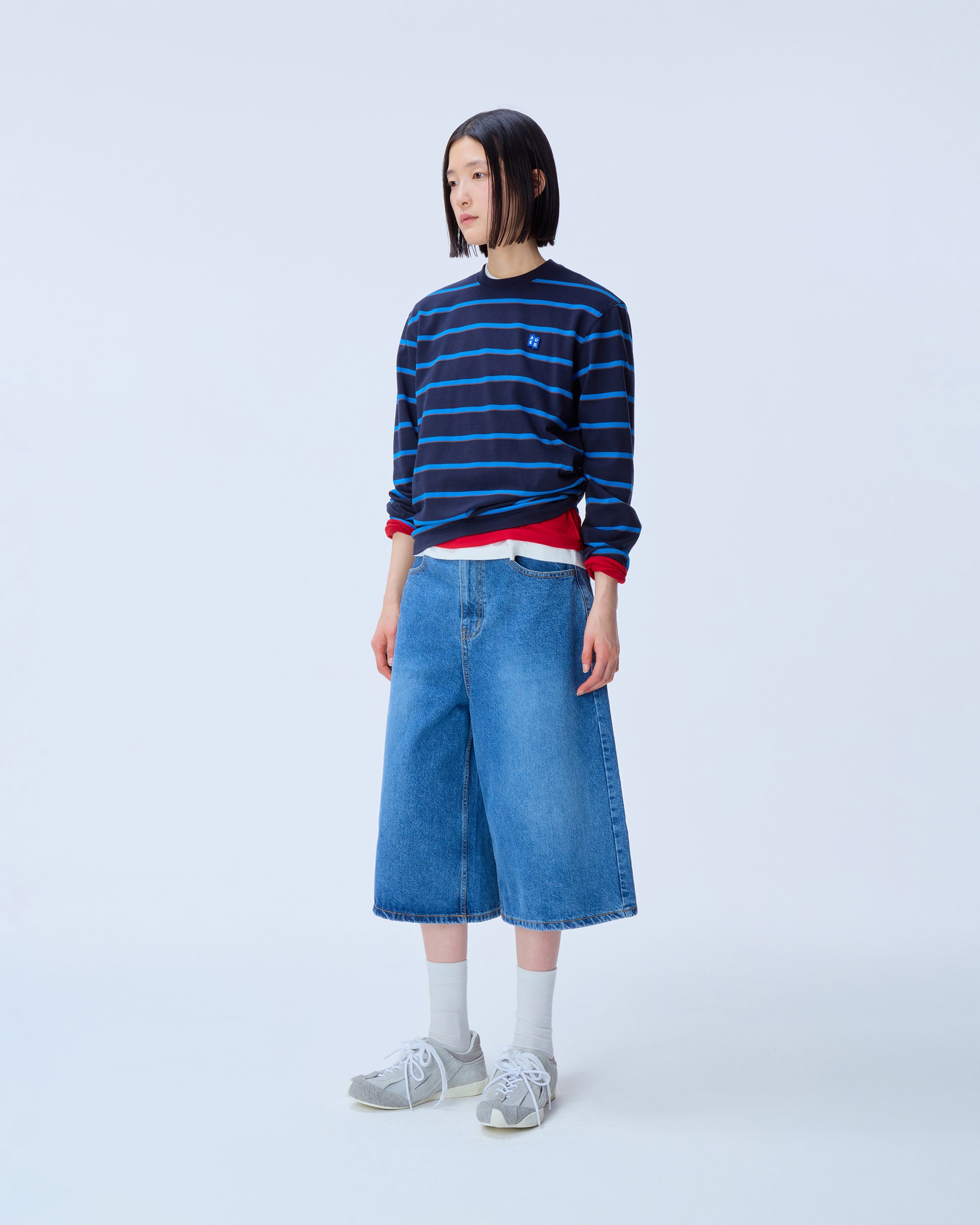 Ader Error - Sig; BL Tag LS t-shirt 03 (Navy) product image 2 | TRAB K-Fashion Australia