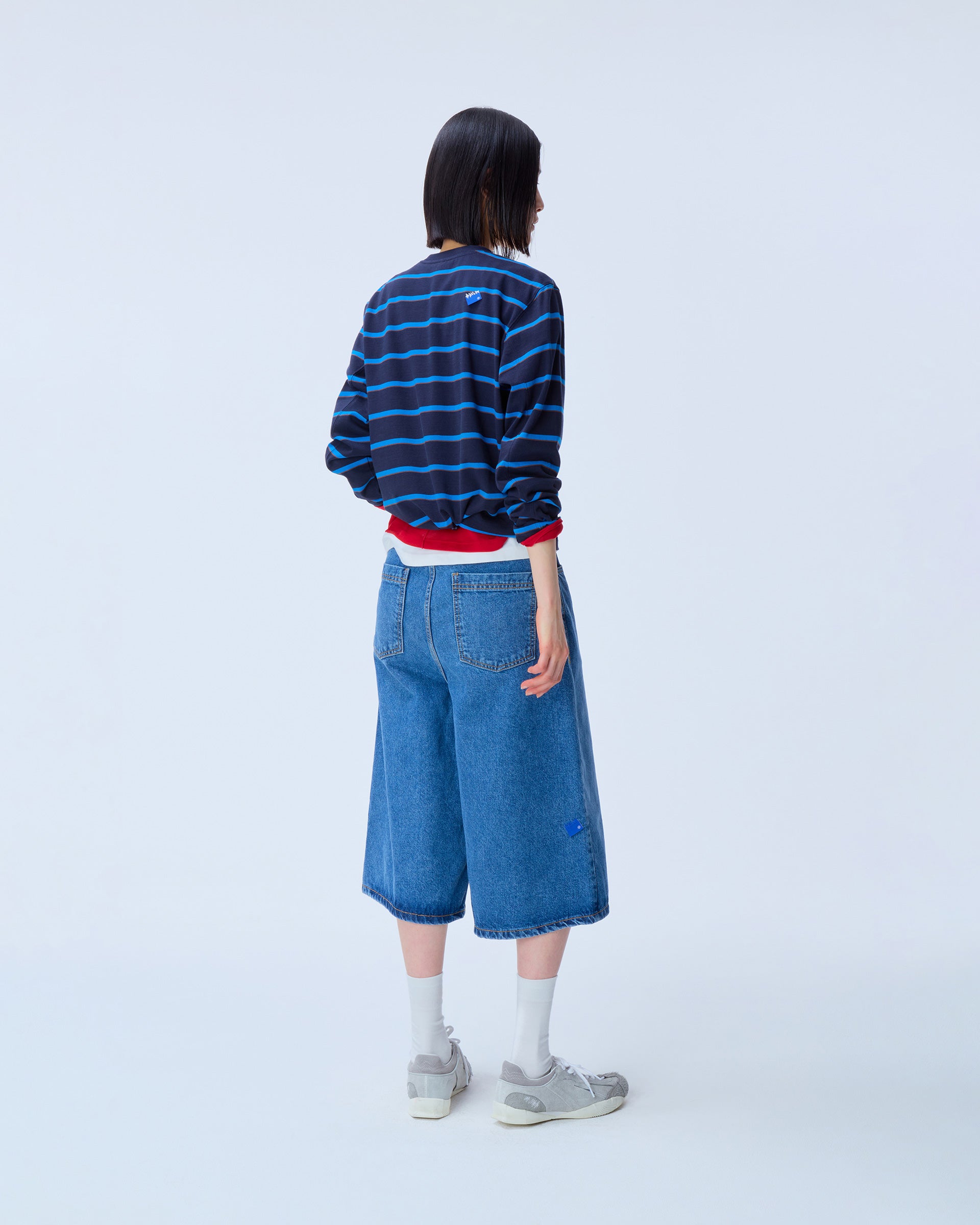 Ader Error - Sig; BL Tag LS t-shirt 03 (Navy) product image 3 | TRAB K-Fashion Australia