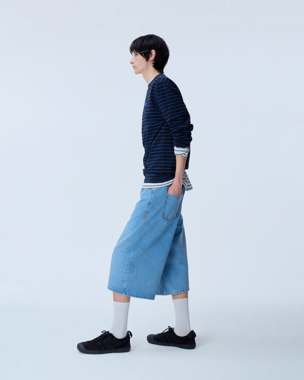 Ader Error - Sig; BL Tag LS t-shirt 04 (Noir) product image 1 | TRAB K-Fashion Australia