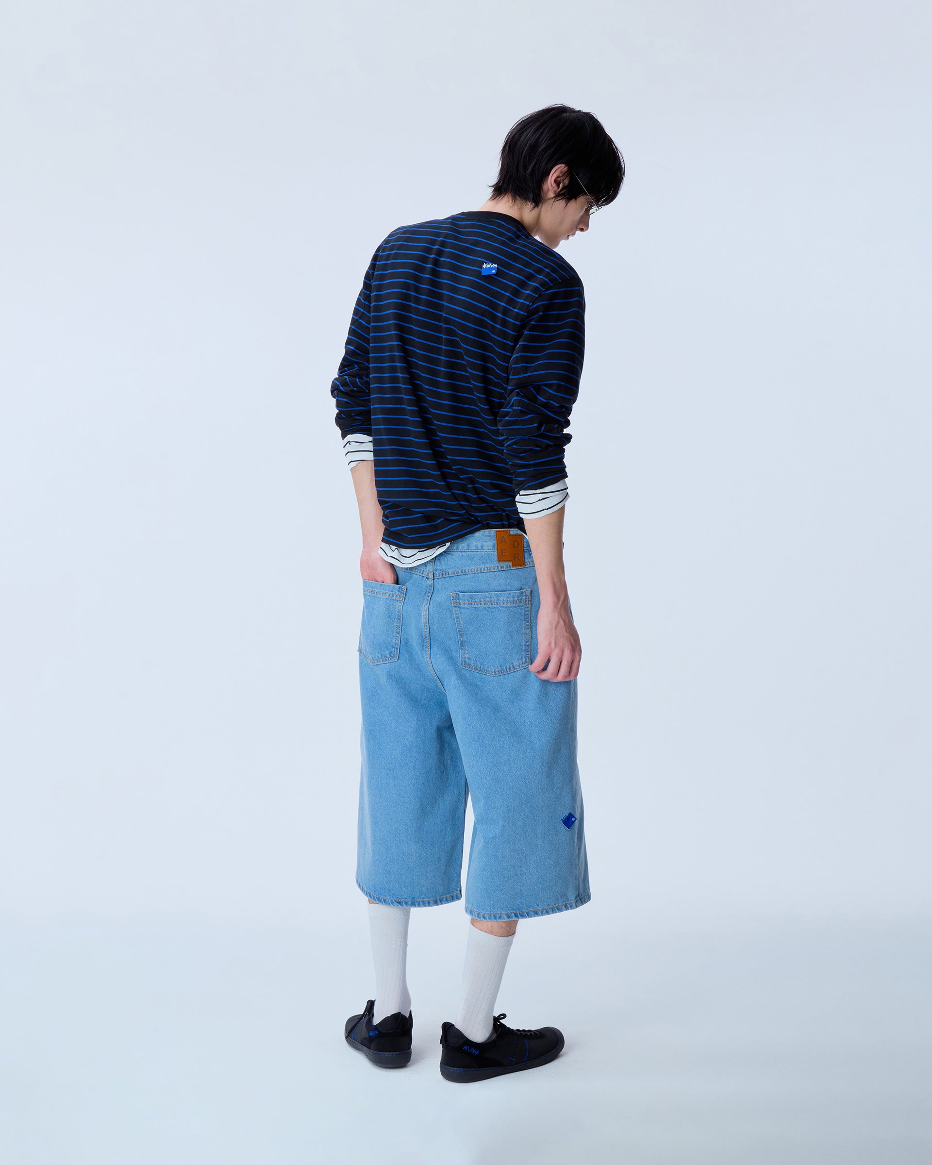 Ader Error - Sig; BL Tag LS t-shirt 04 (Noir) product image 3 | TRAB K-Fashion Australia