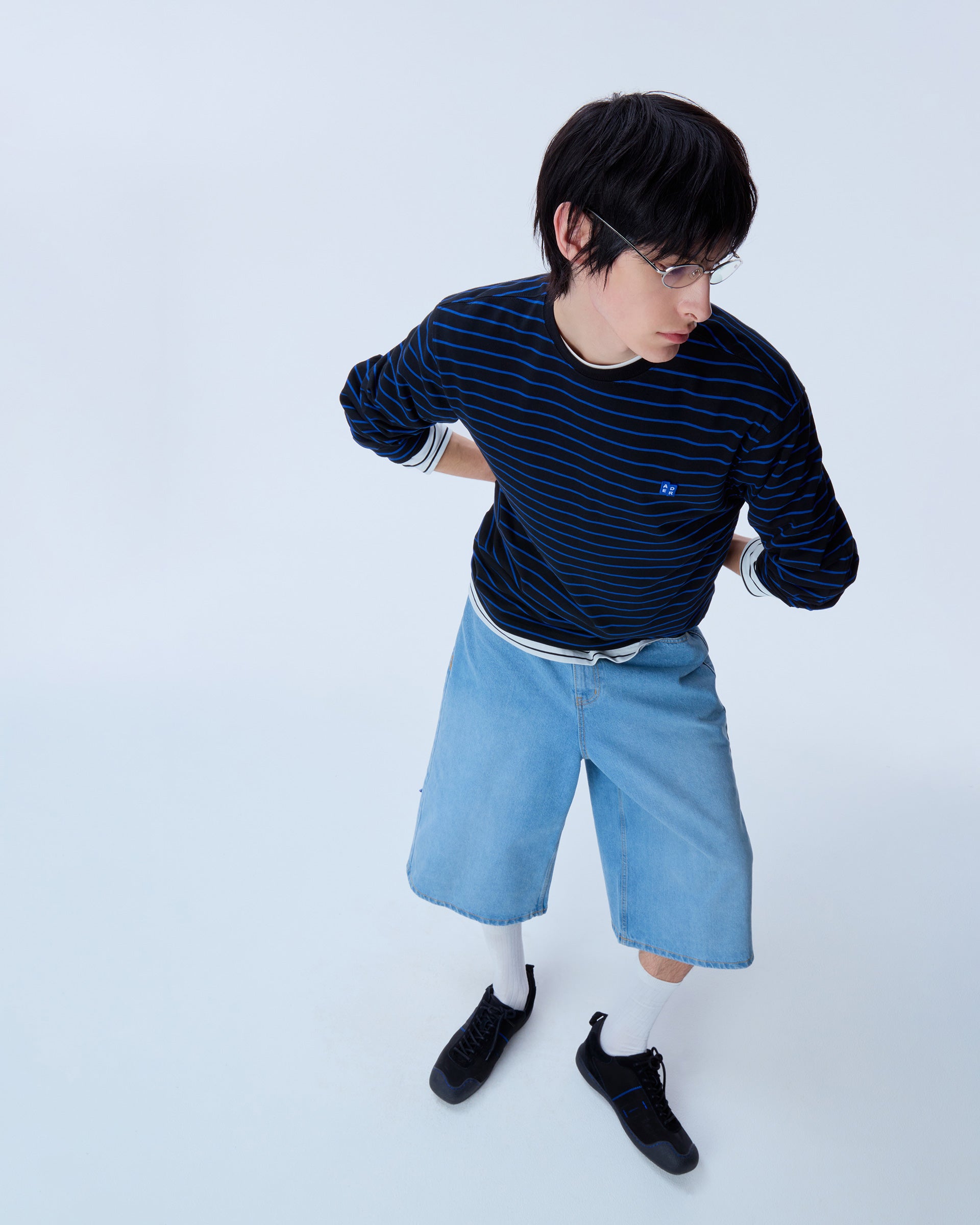 Ader Error - Sig; BL Tag LS t-shirt 04 (Noir) product image 12 | TRAB K-Fashion Australia