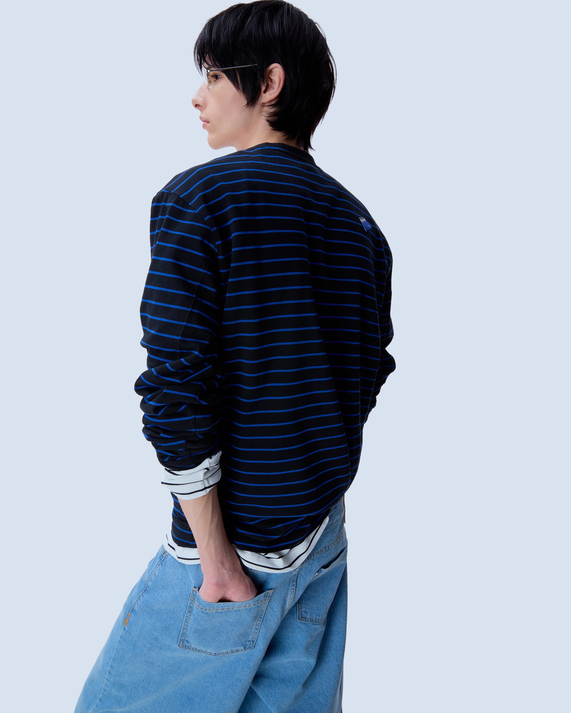 Ader Error - Sig; BL Tag LS t-shirt 04 (Noir) product image 5 | TRAB K-Fashion Australia