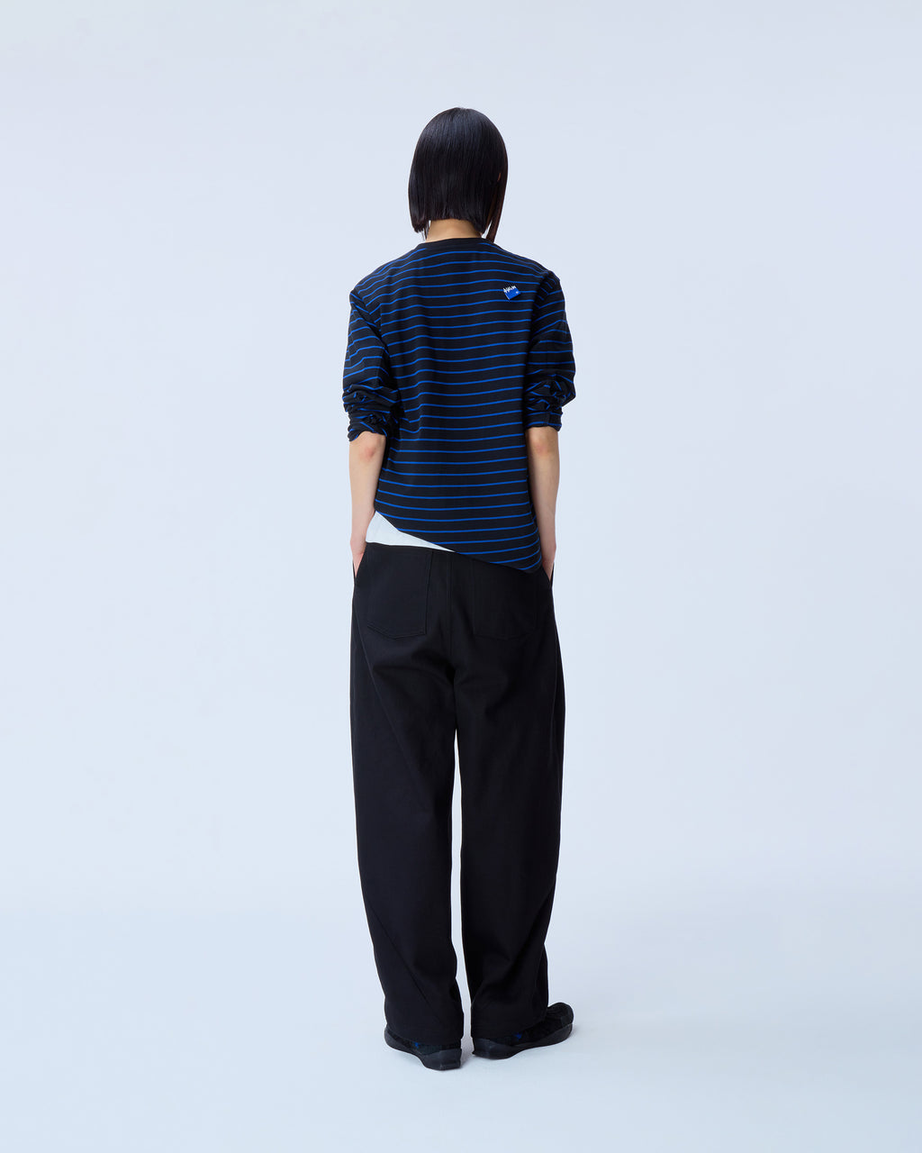Ader Error - Sig; BL Tag LS t-shirt 04 (Noir) product image 3 | TRAB K-Fashion Australia