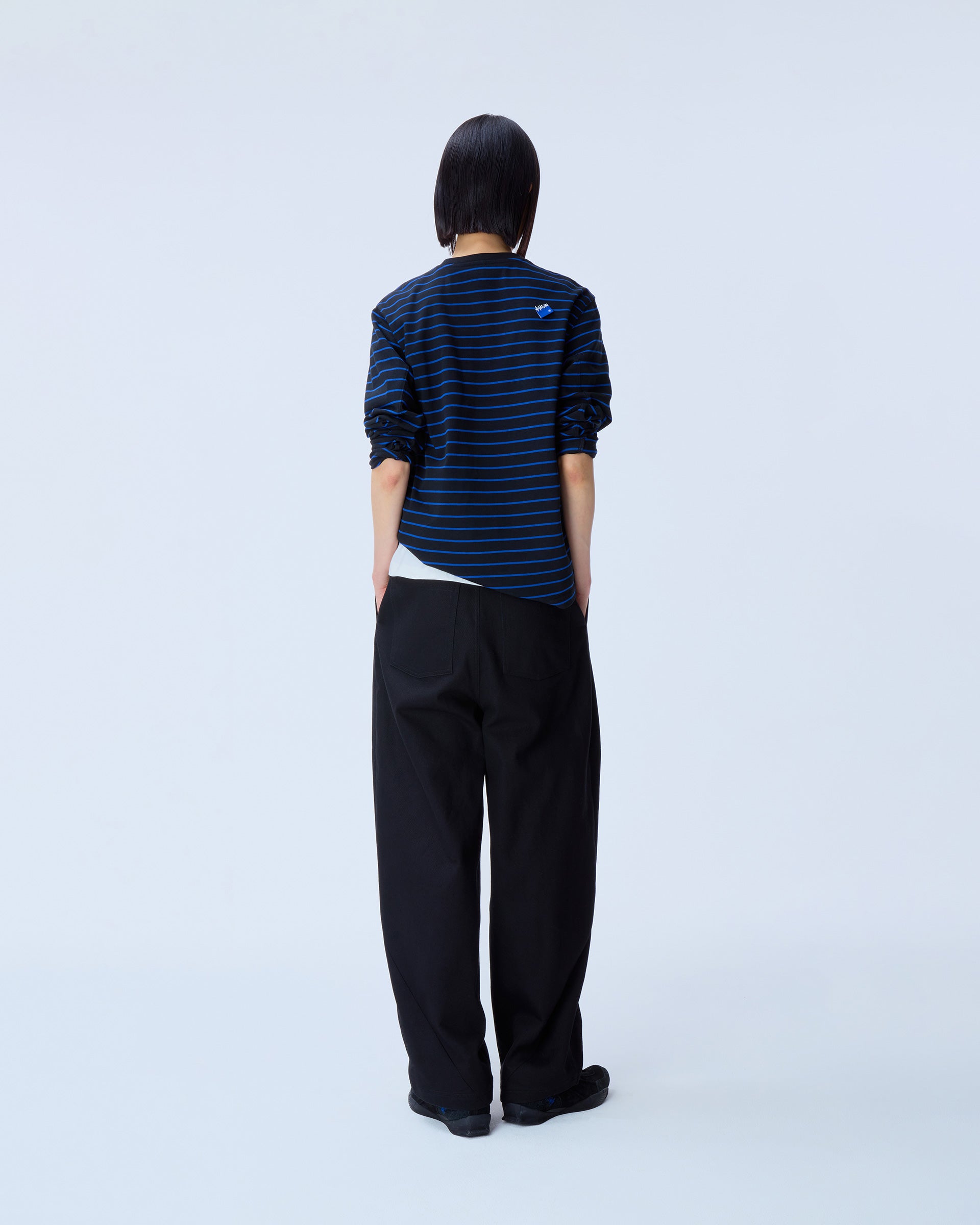 Ader Error - Sig; BL Tag LS t-shirt 04 (Noir) product image 3 | TRAB K-Fashion Australia