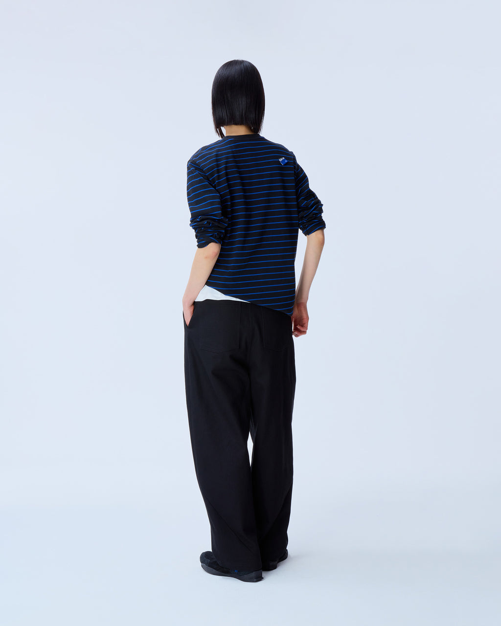 Ader Error - Sig; BL Tag LS t-shirt 04 (Noir) product image 4 | TRAB K-Fashion Australia