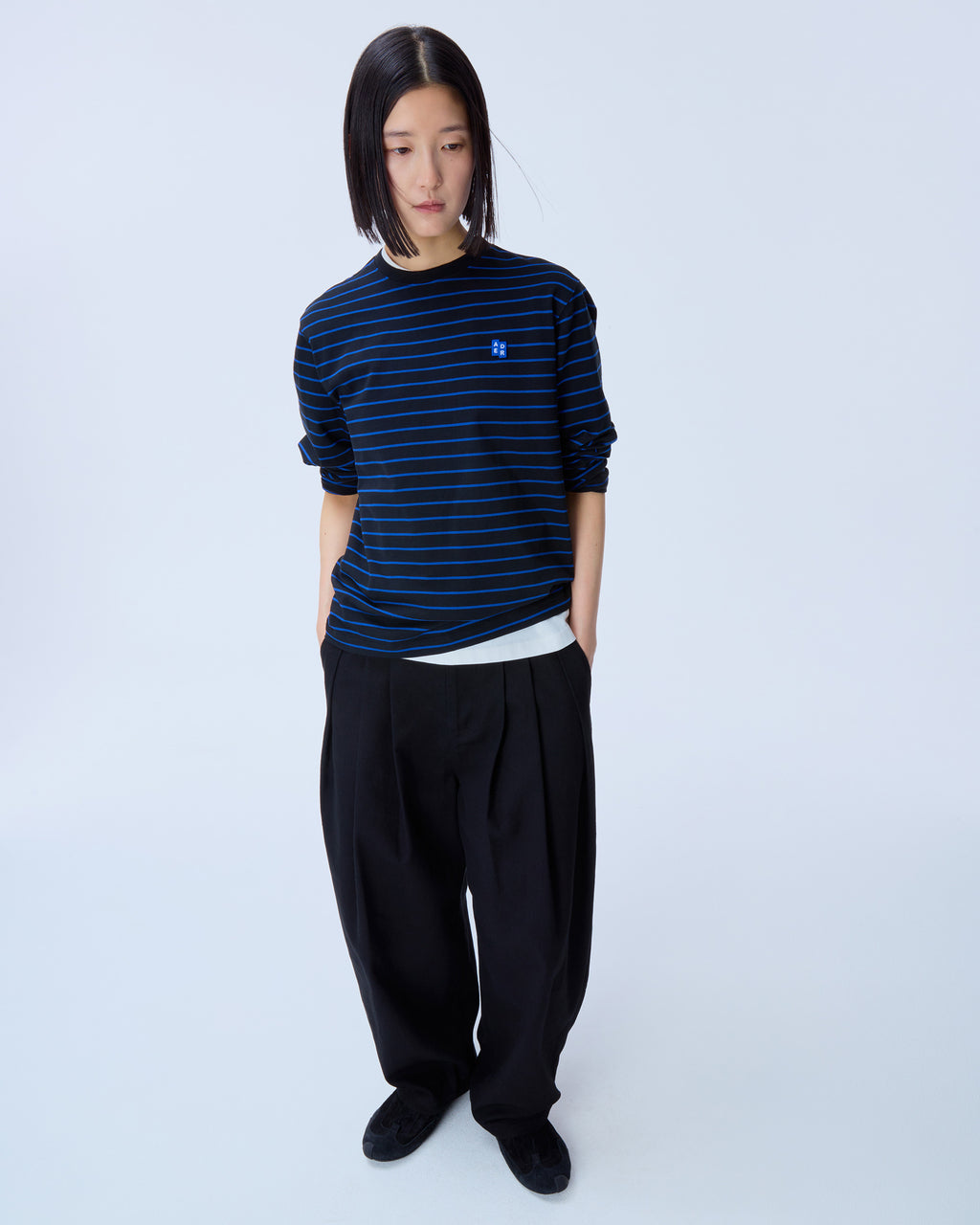 Ader Error - Sig; BL Tag LS t-shirt 04 (Noir) product image 5 | TRAB K-Fashion Australia
