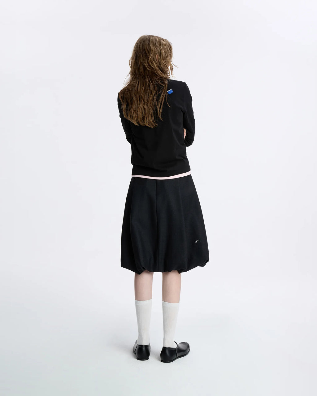 Ader Error - Sig; BL Tag W LS T-Shirt 01 (Noir) product image 2 | TRAB K-Fashion Australia