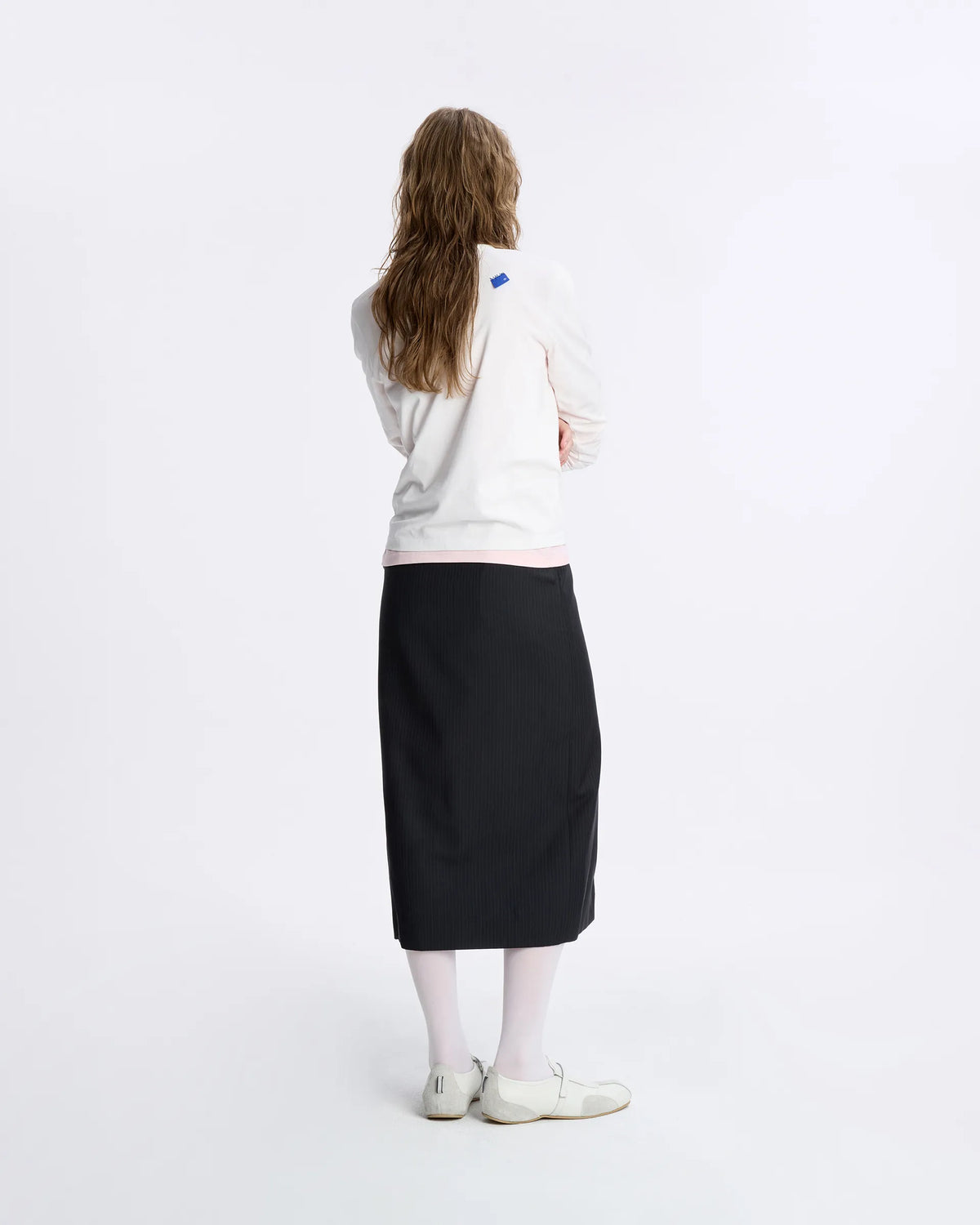 Ader Error - Sig; BL Tag W LS T-Shirt 01 (Off White) product image 2 | TRAB K-Fashion Australia