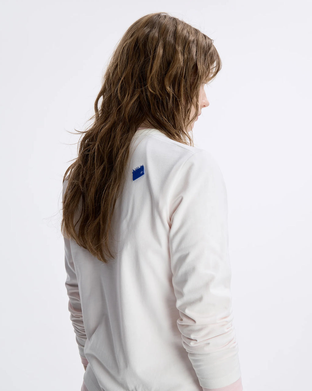Ader Error - Sig; BL Tag W LS T-Shirt 01 (Off White) product image 4 | TRAB K-Fashion Australia