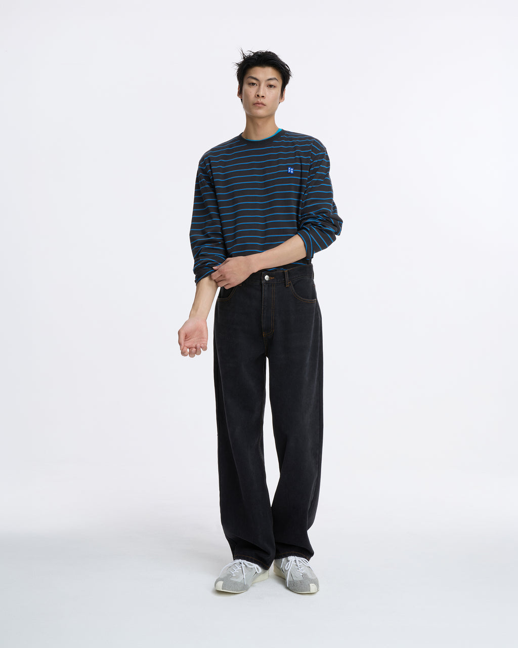 Ader Error - Sig; SV Tag jeans 01 (Noir) product image 5 | TRAB K-Fashion Australia