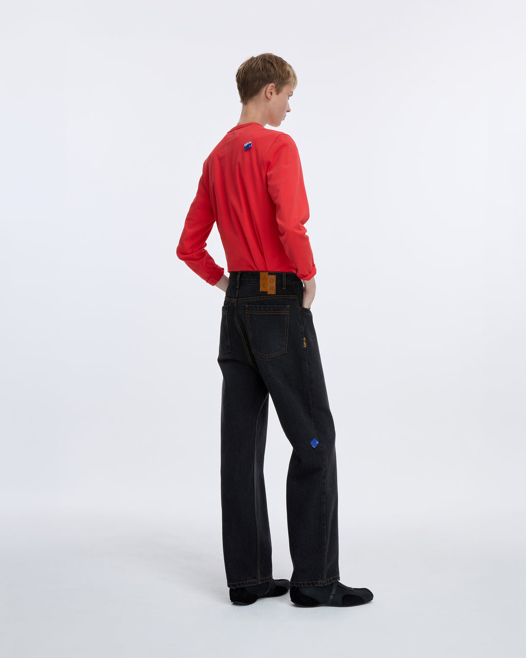 Ader Error - Sig; SV Tag jeans 01 (Noir) product image 10 | TRAB K-Fashion Australia