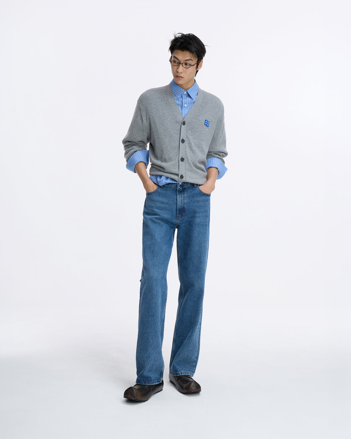Ader Error - Sig; SV Tag jeans 01 (Blue) product image 1 | TRAB K-Fashion Australia