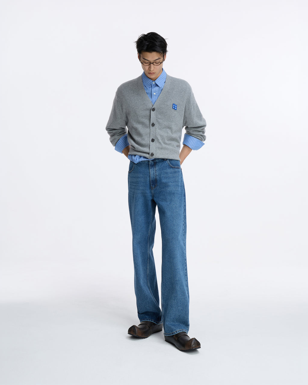 Ader Error - Sig; SV Tag jeans 01 (Blue) product image 2 | TRAB K-Fashion Australia