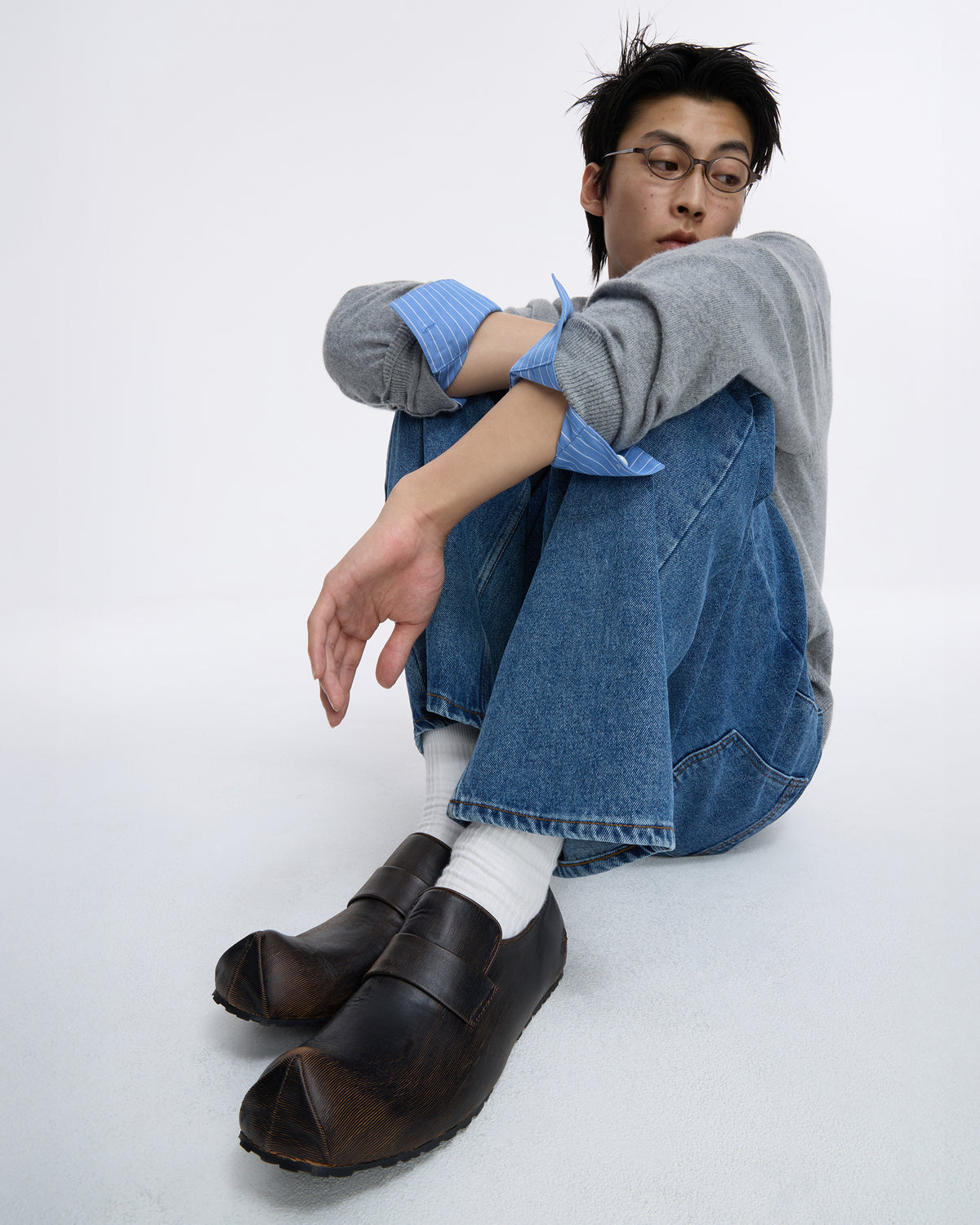Ader Error - Sig; SV Tag jeans 01 (Blue) product image 4 | TRAB K-Fashion Australia