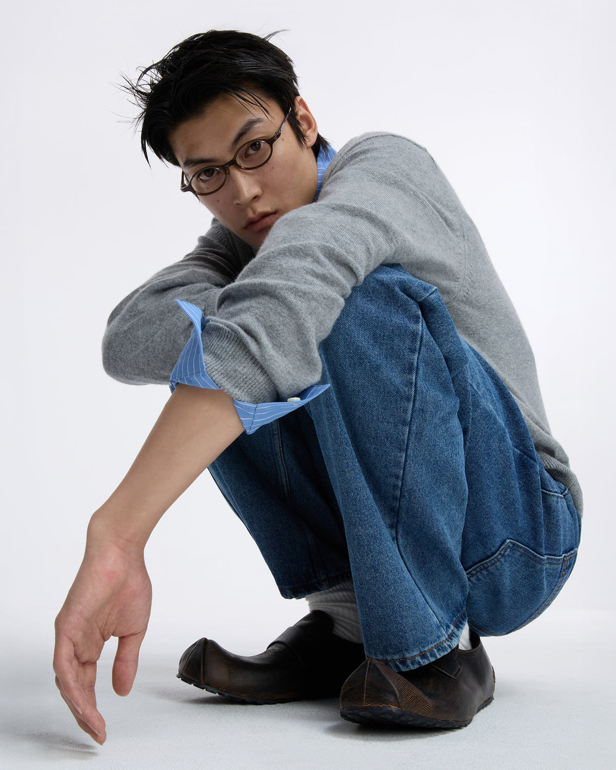 Ader Error - Sig; SV Tag jeans 01 (Blue) product image 5 | TRAB K-Fashion Australia