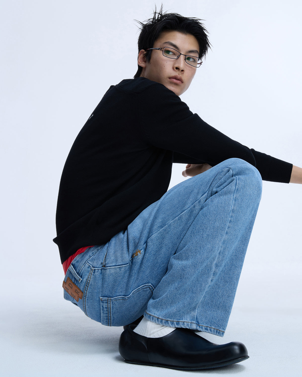 Ader Error - Sig; SV Tag jeans 01 (Sky blue) product image 4 | TRAB K-Fashion Australia