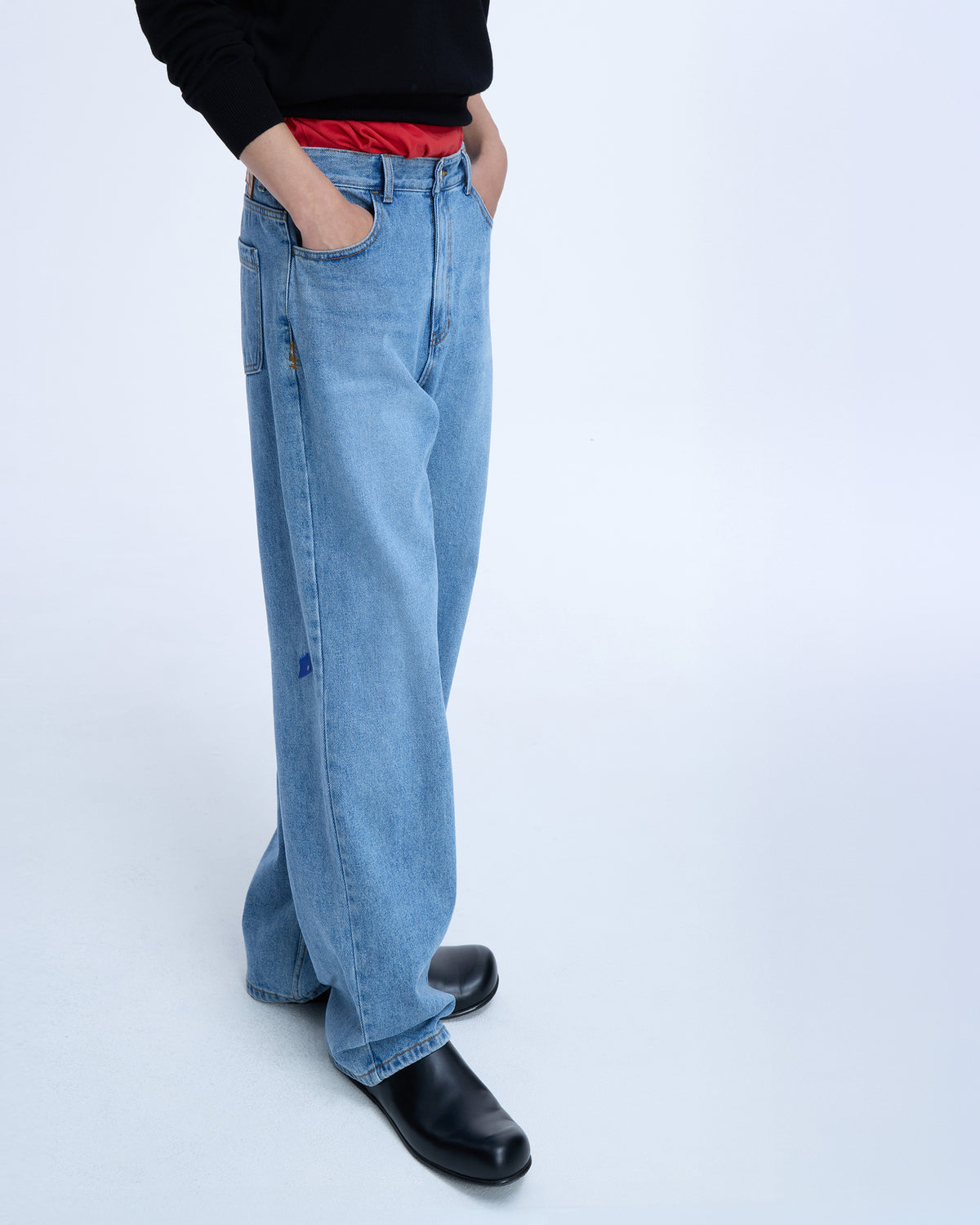Ader Error - Sig; SV Tag jeans 01 (Sky blue) product image 5 | TRAB K-Fashion Australia