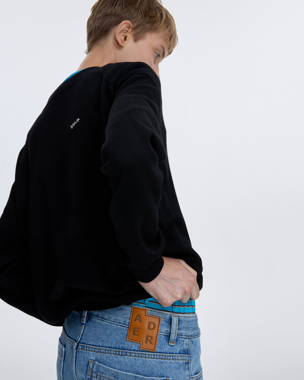 Ader Error - Sig; SV Tag jeans 01 (Sky blue) product image 9 | TRAB K-Fashion Australia