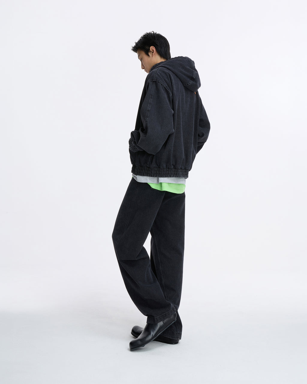 Ader Error - Sig; SV Tag jeans 04 (Noir) product image 2 | TRAB K-Fashion Australia