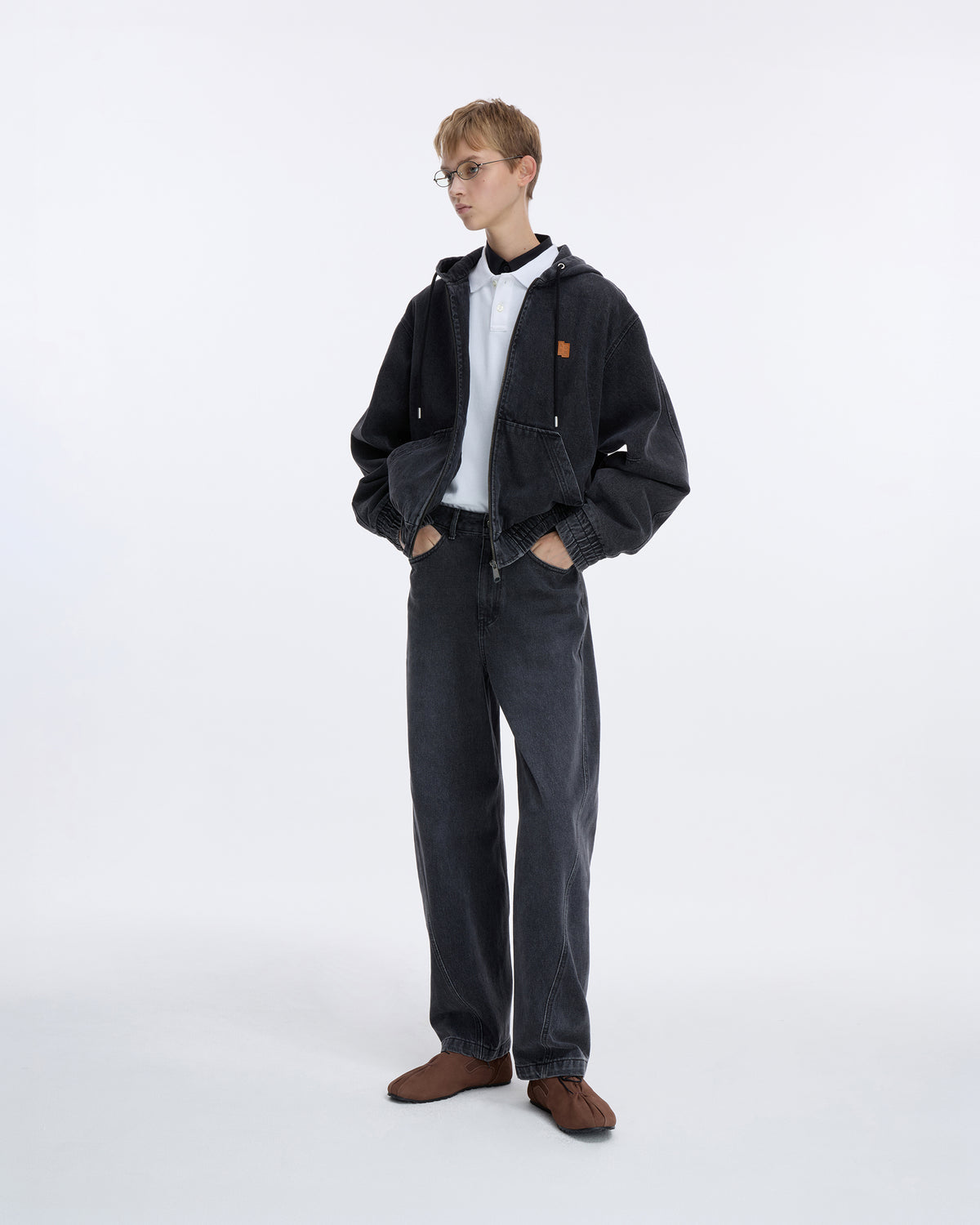 Ader Error - Sig; SV Tag jeans 04 (Noir) product image 11 | TRAB K-Fashion Australia