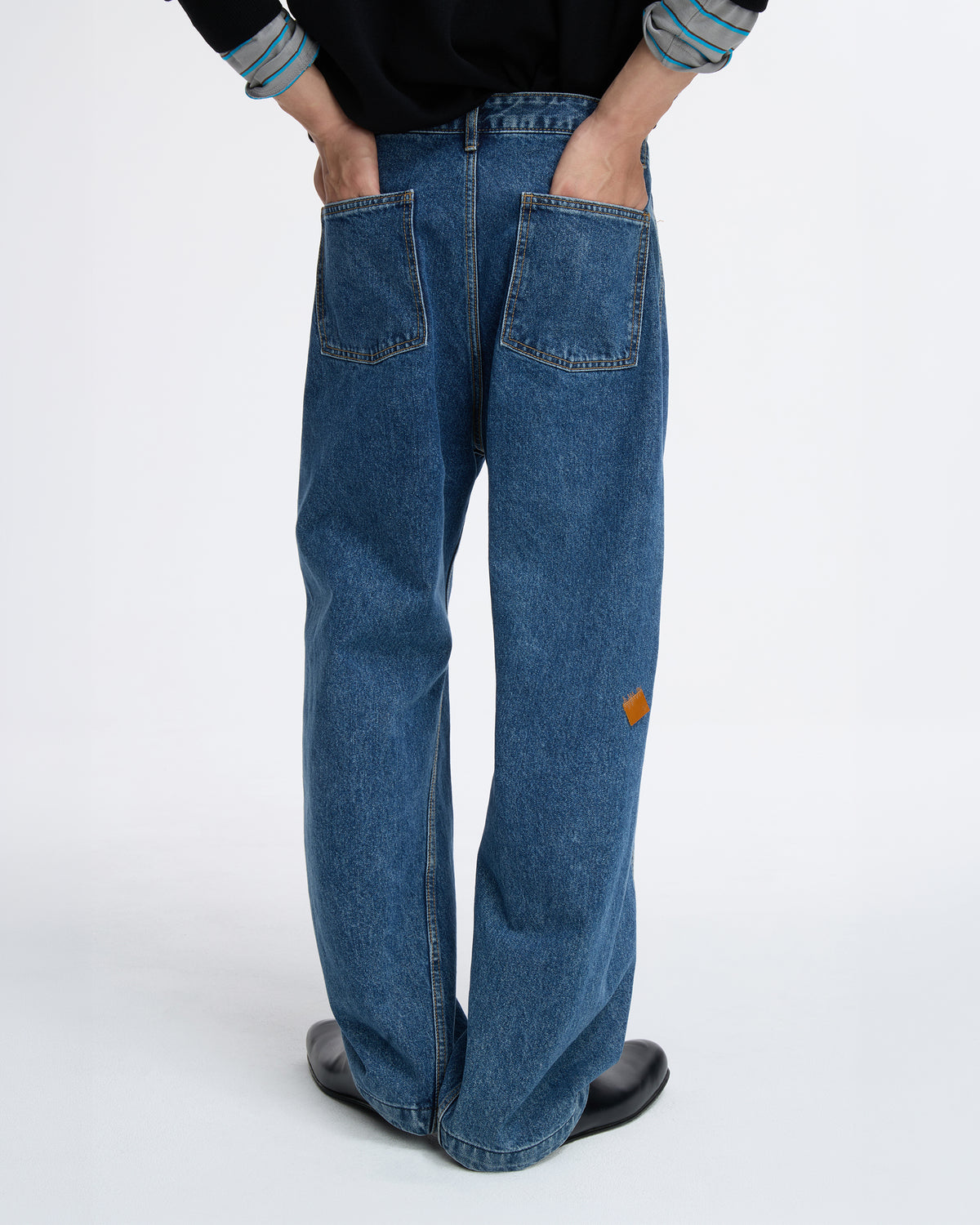 Ader Error - Sig; SV Tag jeans 04 (Blue) product image 5 | TRAB K-Fashion Australia