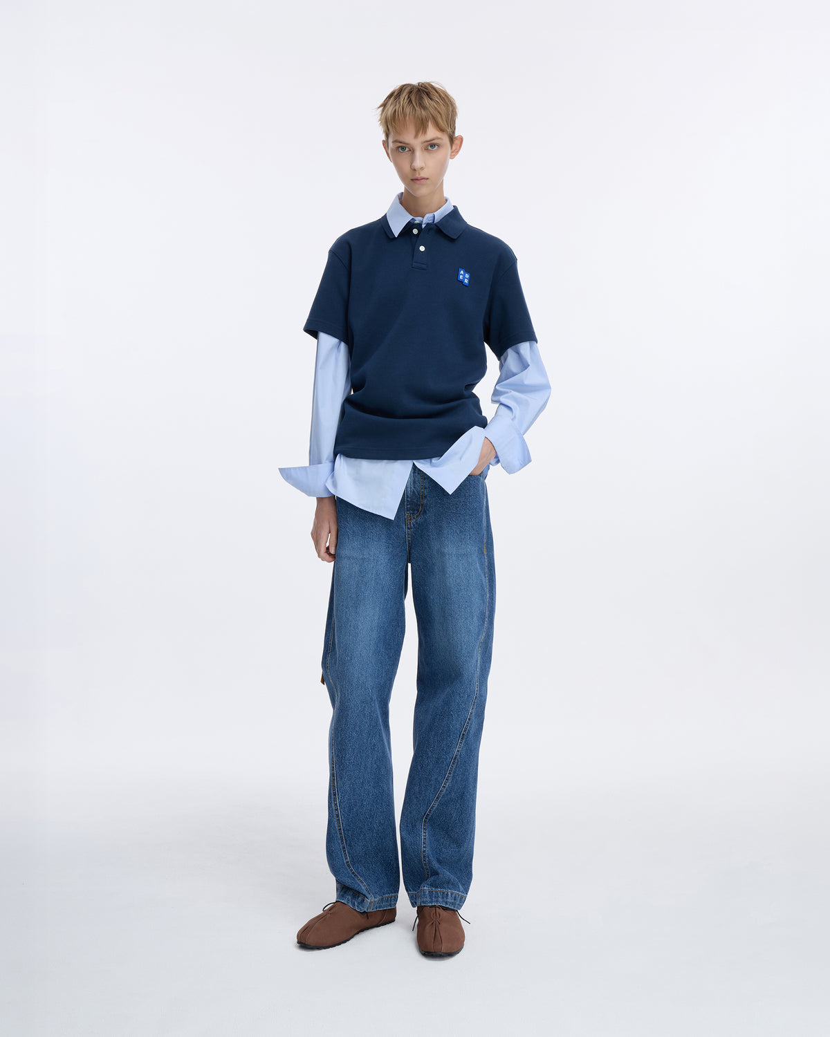 Ader Error - Sig; SV Tag jeans 04 (Blue) product image 6 | TRAB K-Fashion Australia