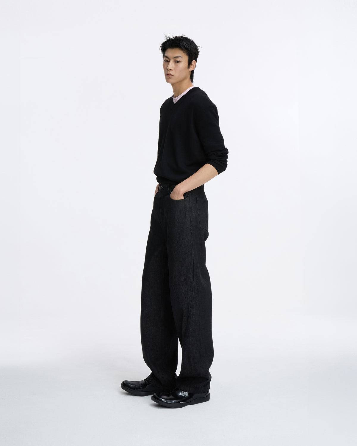 Ader Error - Sig; SV Tag jeans 05 (Noir) product image 2 | TRAB K-Fashion Australia