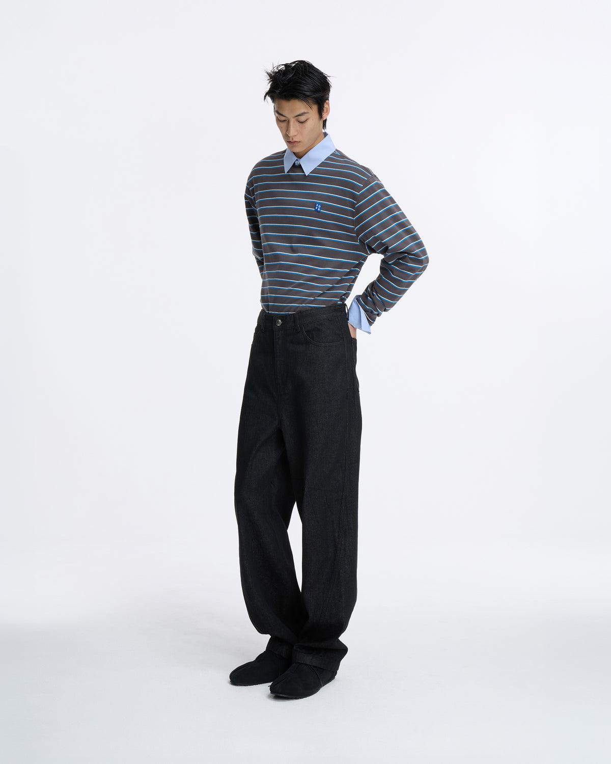Ader Error - Sig; SV Tag jeans 05 (Noir) product image 4 | TRAB K-Fashion Australia