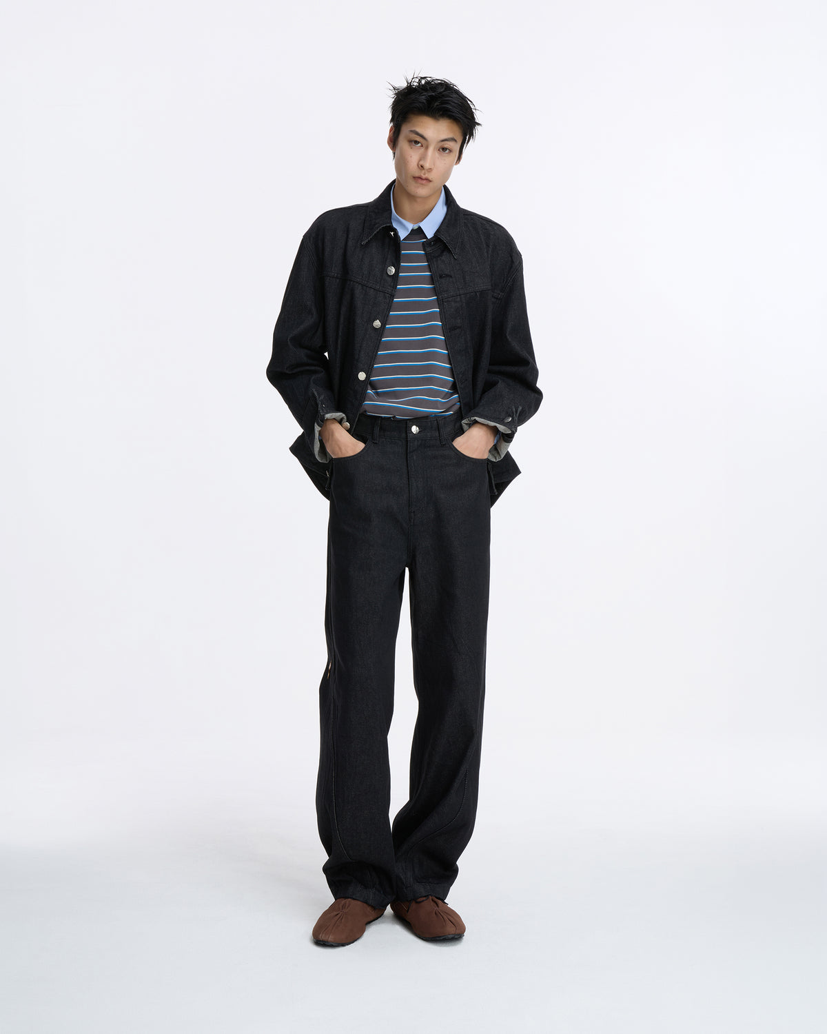 Ader Error - Sig; SV Tag jeans 05 (Noir) product image 5 | TRAB K-Fashion Australia