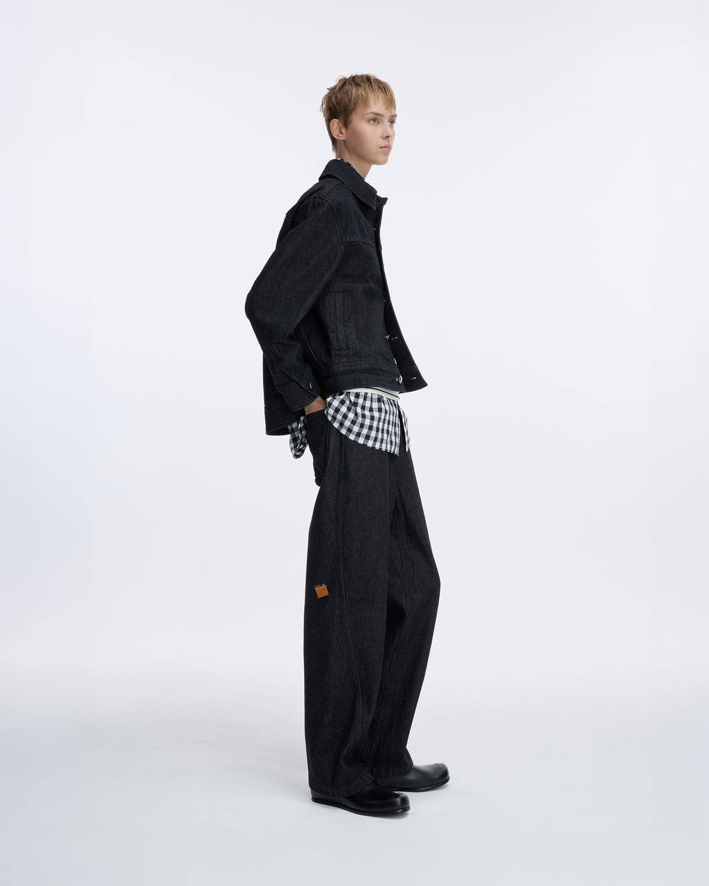 Ader Error - Sig; SV Tag jeans 05 (Noir) product image 8 | TRAB K-Fashion Australia