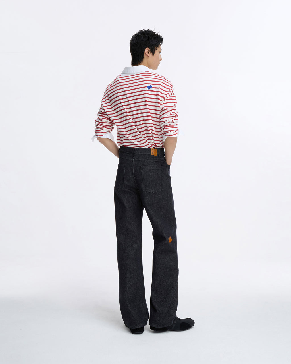 Ader Error - Sig; SV Tag jeans 06 (Noir) product image 2 | TRAB K-Fashion Australia
