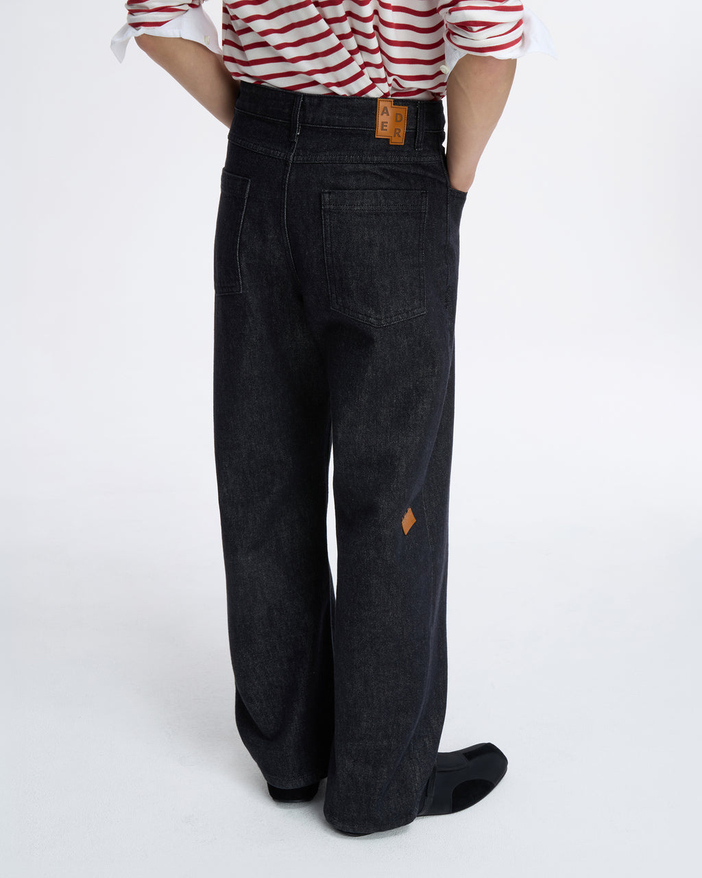 Ader Error - Sig; SV Tag jeans 06 (Noir) product image 3 | TRAB K-Fashion Australia