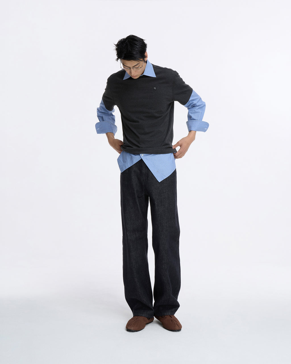 Ader Error - Sig; SV Tag jeans 06 (Noir) product image 4 | TRAB K-Fashion Australia