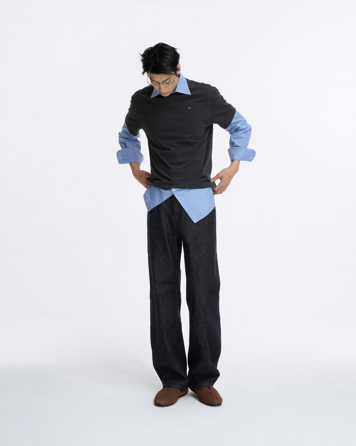 Ader Error - Sig; SV Tag jeans 06 (Noir) product image 4 | TRAB K-Fashion Australia