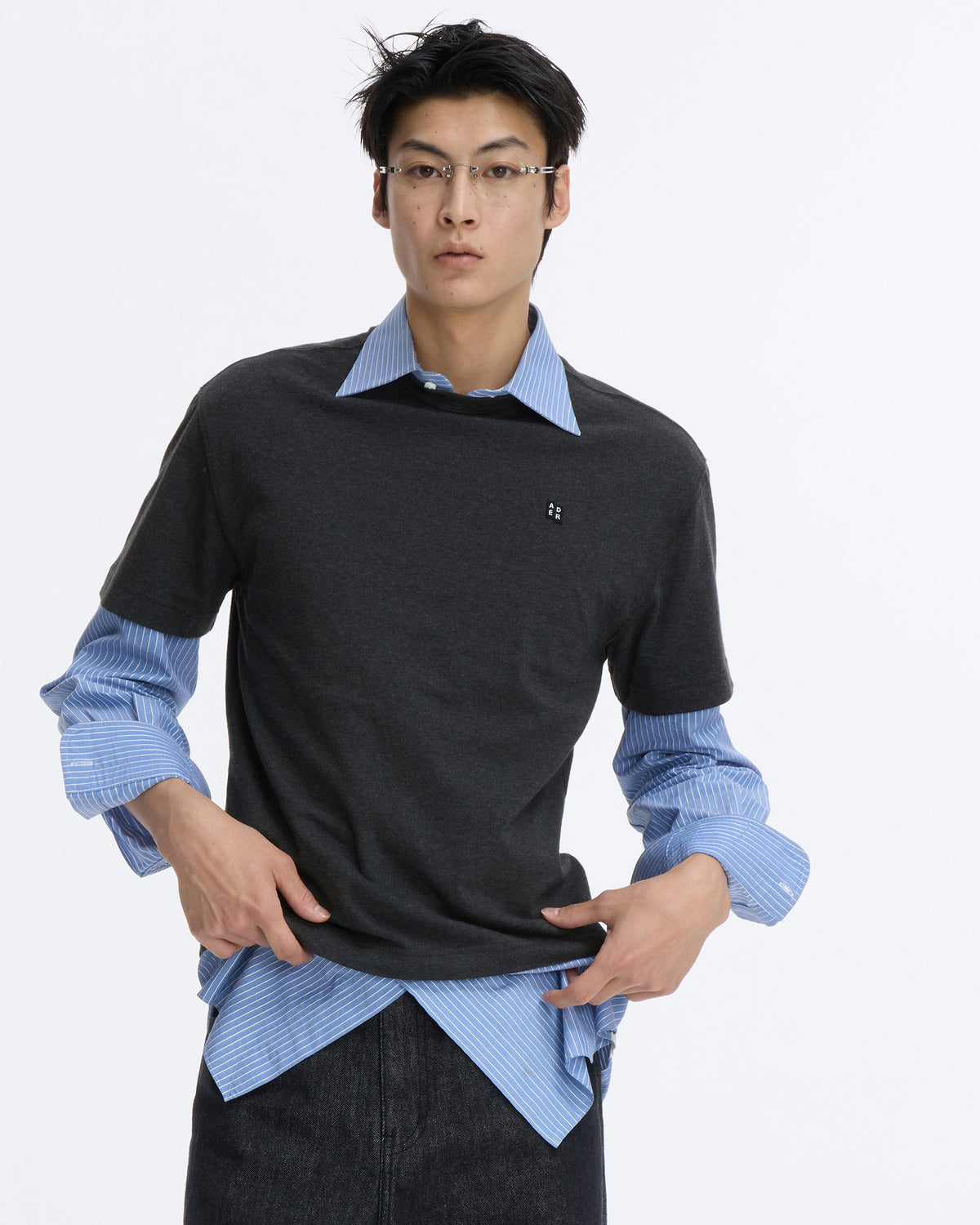 Ader Error - Sig; SV Tag jeans 06 (Noir) product image 5 | TRAB K-Fashion Australia