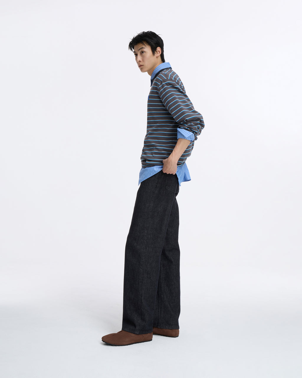 Ader Error - Sig; SV Tag jeans 06 (Noir) product image 6 | TRAB K-Fashion Australia