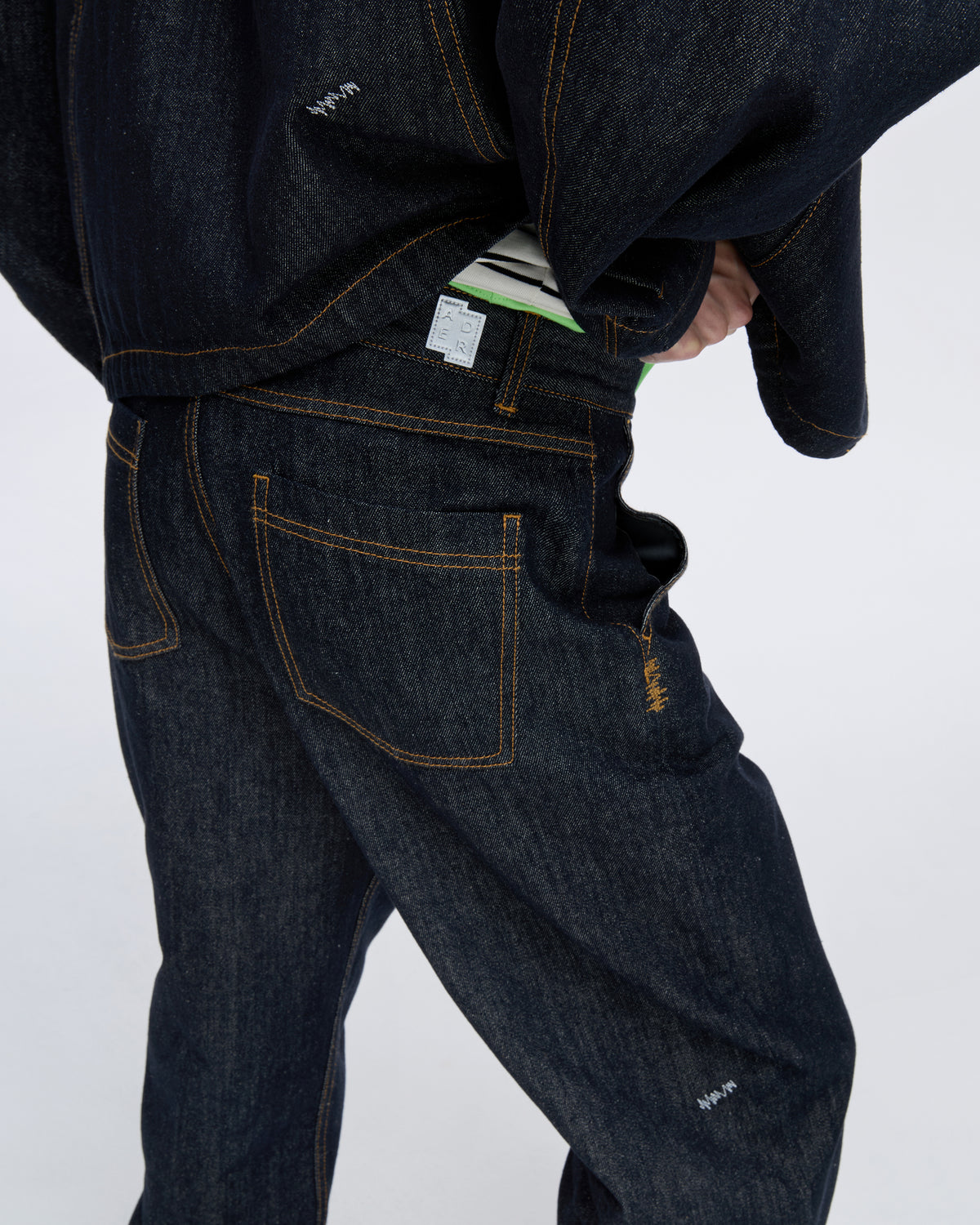 Ader Error - Sig; SV Tag jeans 08 (Noir) product image 12 | TRAB K-Fashion Australia