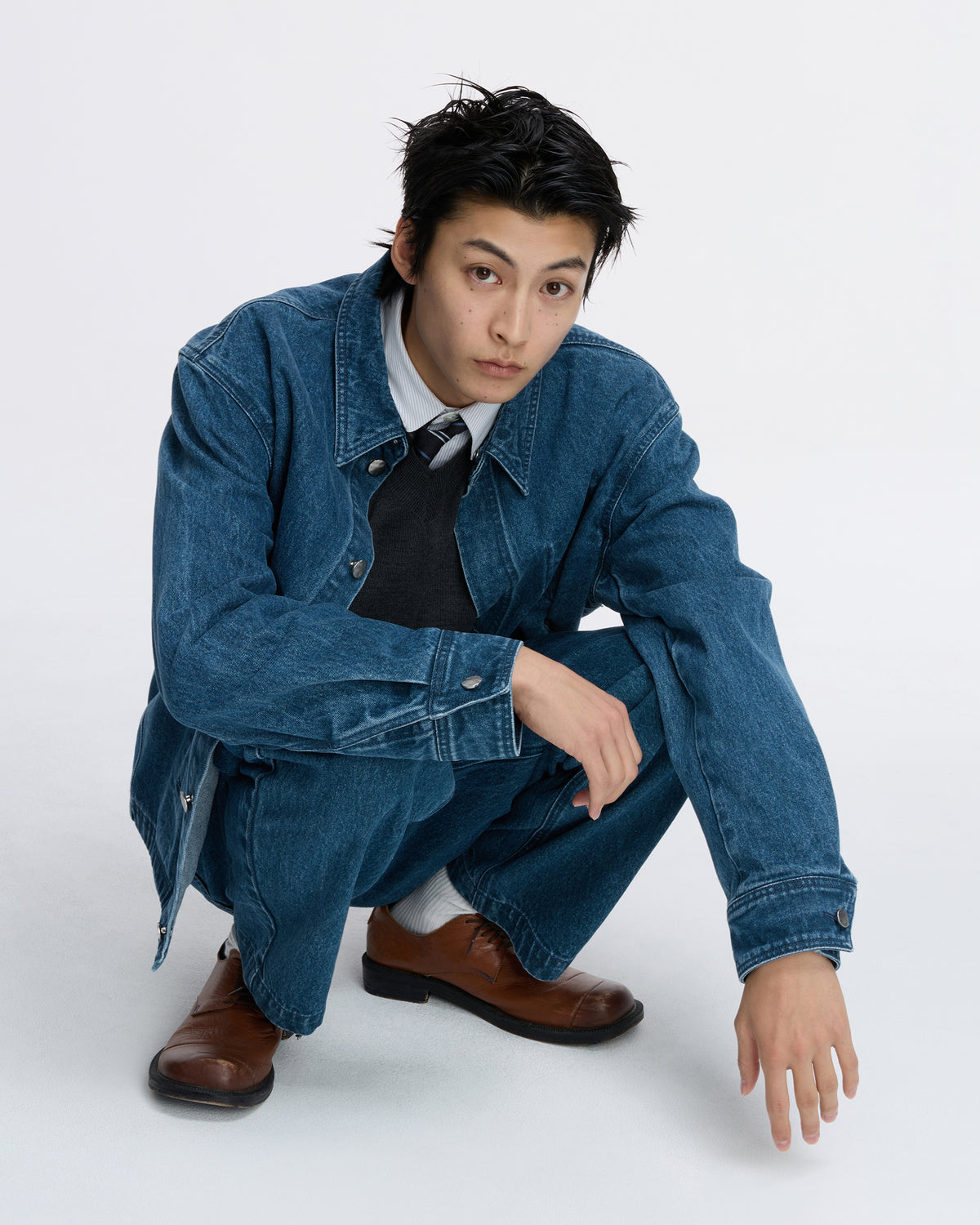 Ader Error - Sig; SV Tag jeans 08 (Blue) product image 4 | TRAB K-Fashion Australia