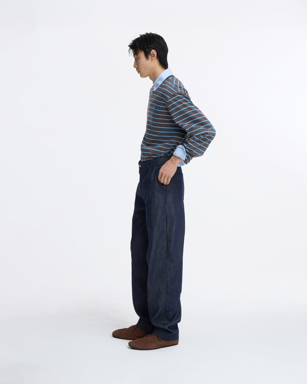 Ader Error - Sig; SV Tag jeans 08 (Dark Blue) product image 4 | TRAB K-Fashion Australia