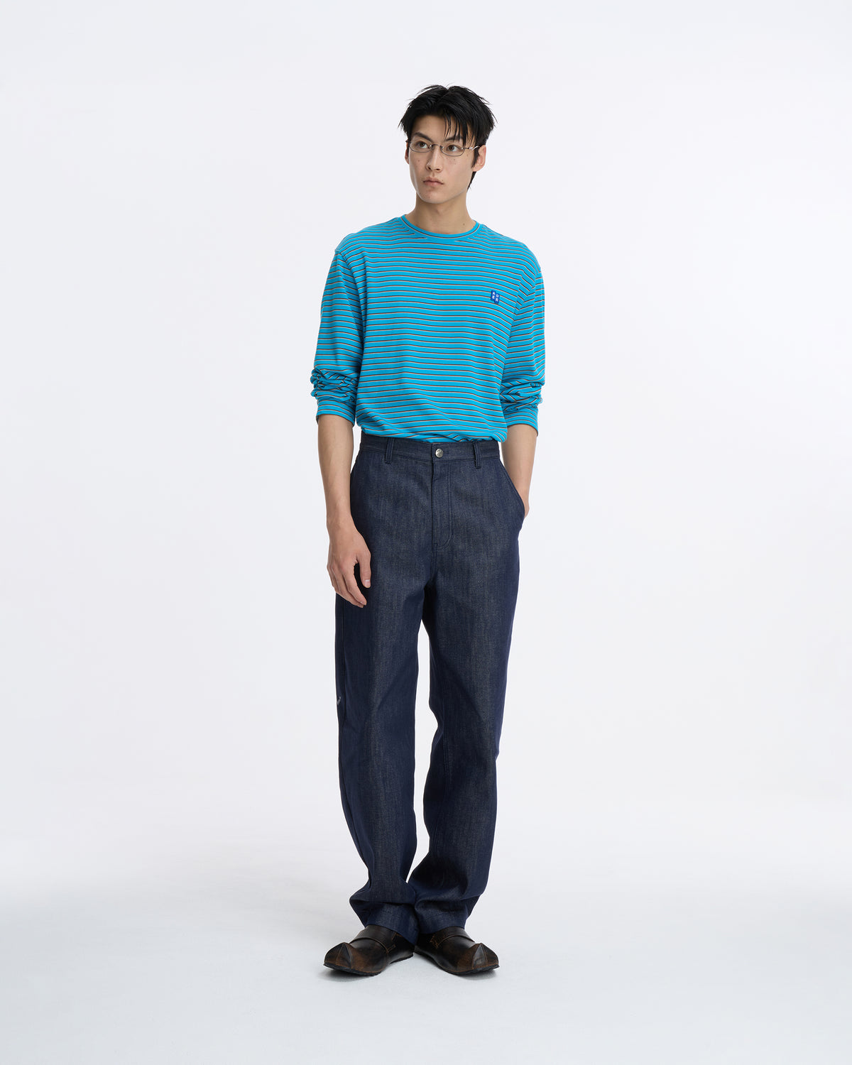 Ader Error - Sig; SV Tag jeans 08 (Dark Blue) product image 6 | TRAB K-Fashion Australia