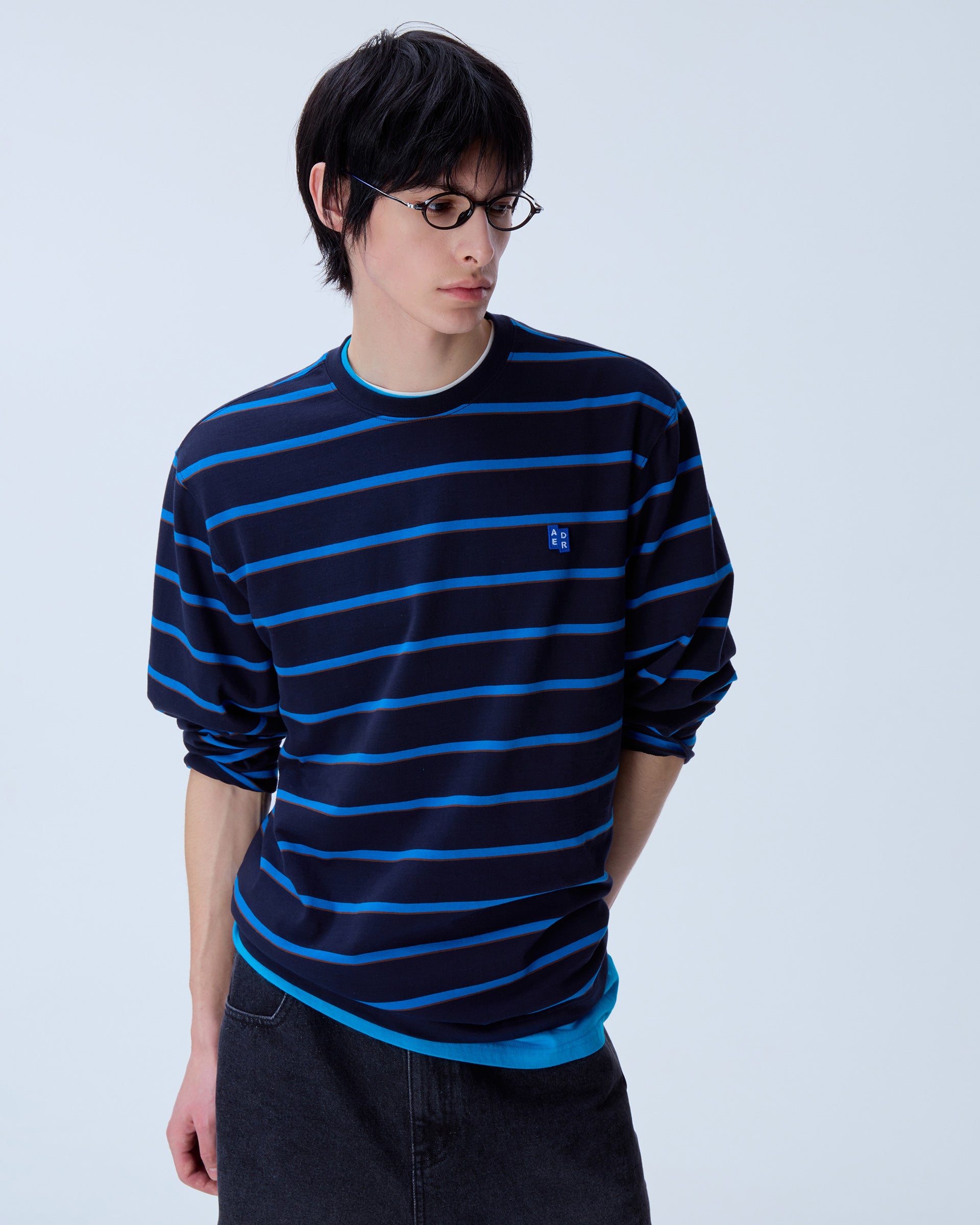 Ader Error - Sig; SV Tag short jeans 01 (Noir) product image 10 | TRAB K-Fashion Australia