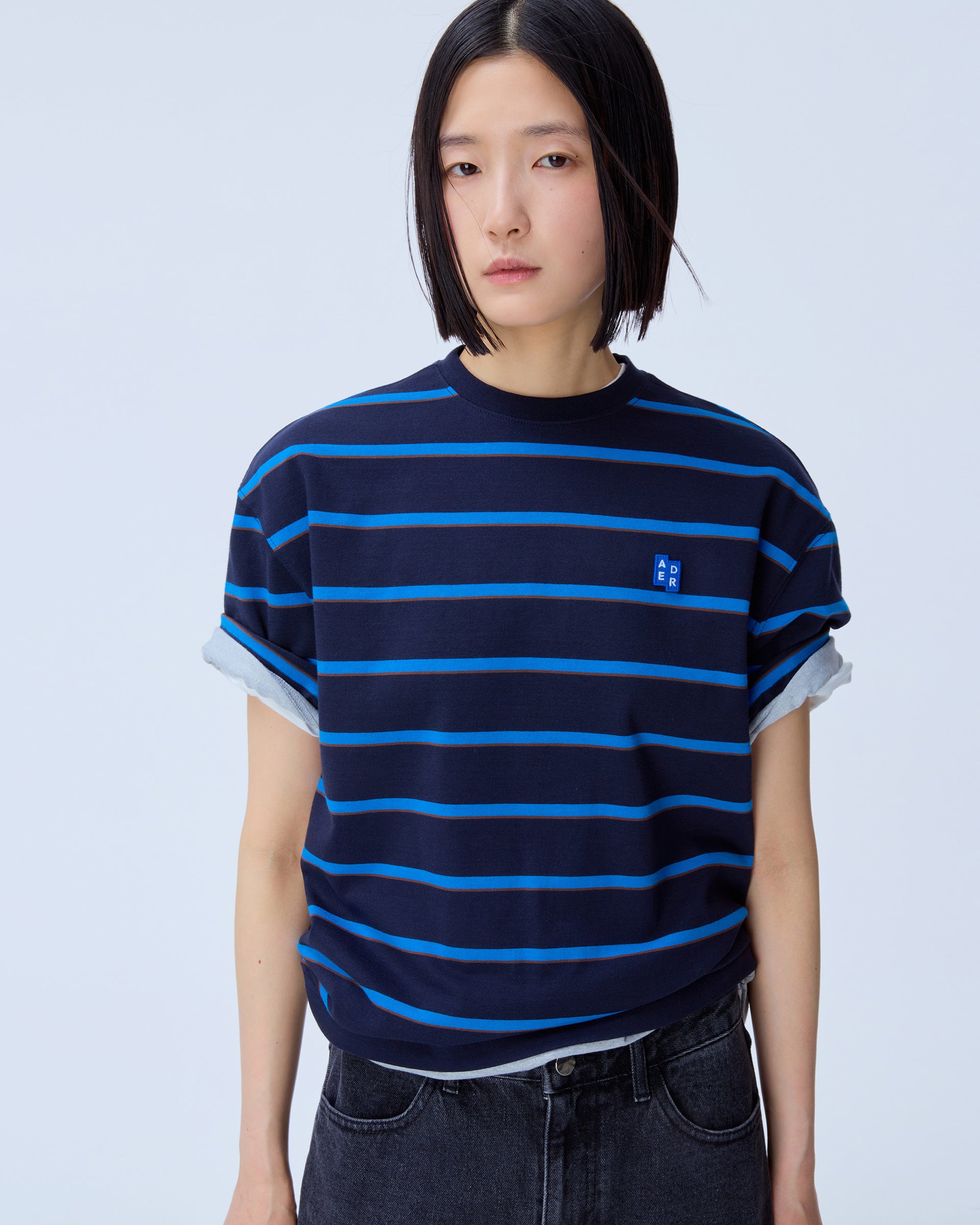 Ader Error - Sig; SV Tag short jeans 01 (Noir) product image 4 | TRAB K-Fashion Australia