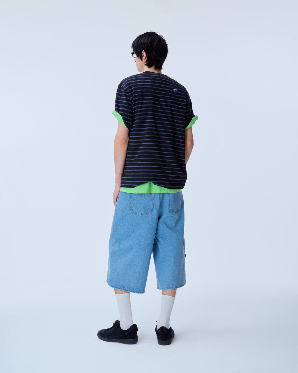 Ader Error - Sig; SV Tag short jeans 01 (Sky Blue) product image 14 | TRAB K-Fashion Australia