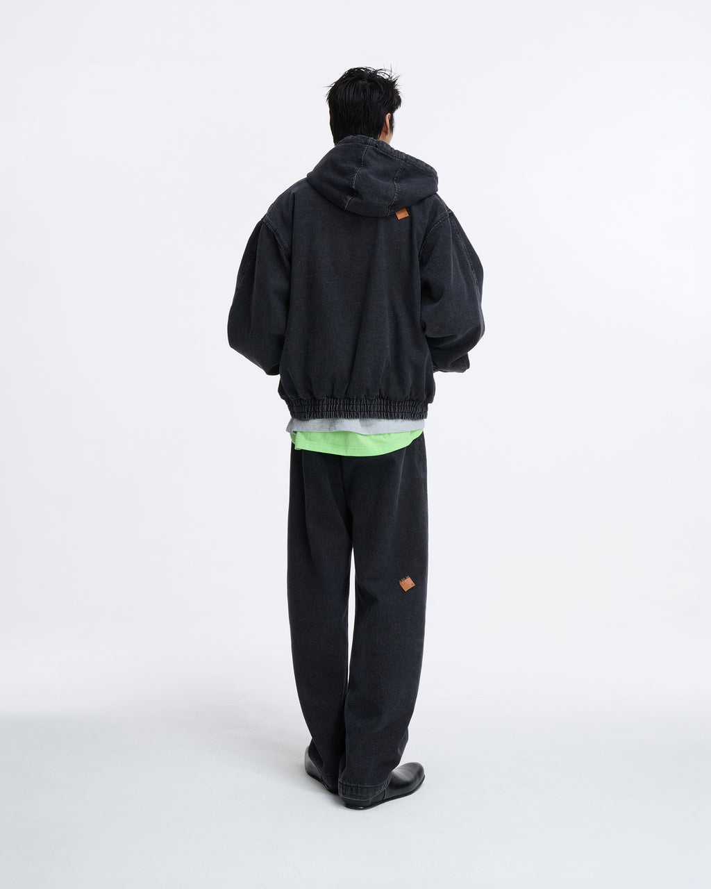 Ader Error - Sig; SV Tag hooded work jacket 01 (Noir) product image 3 | TRAB K-Fashion Australia