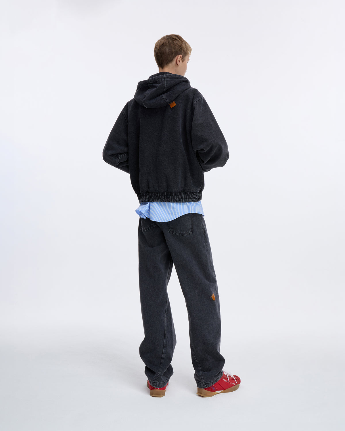 Ader Error - Sig; SV Tag hooded work jacket 01 (Noir) product image 9 | TRAB K-Fashion Australia