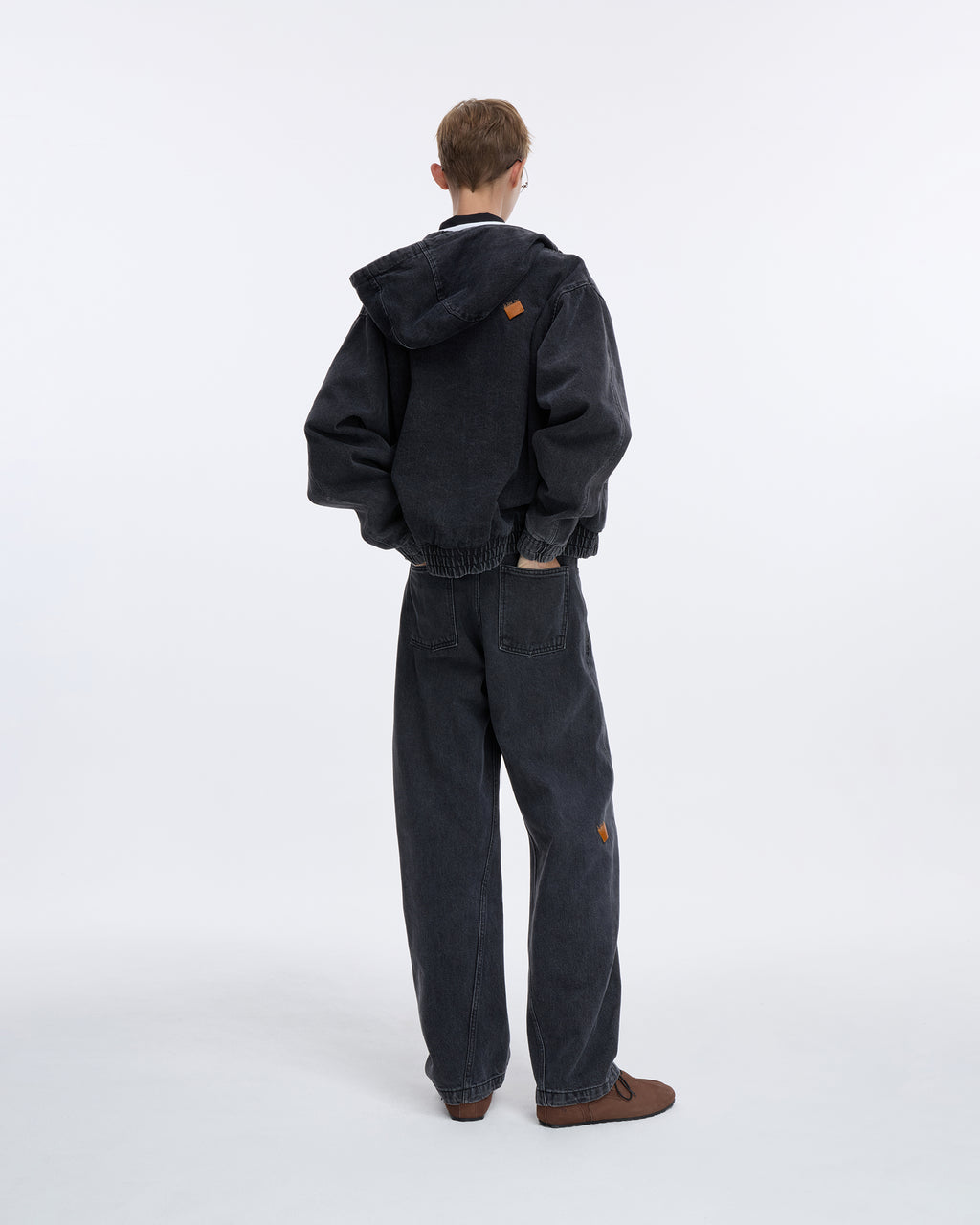 Ader Error - Sig; SV Tag hooded work jacket 01 (Noir) product image 12 | TRAB K-Fashion Australia