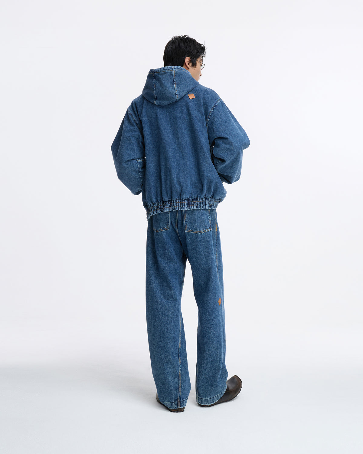 Ader Error - Sig; SV Tag hooded work jacket 01 (Blue) product image 3 | TRAB K-Fashion Australia
