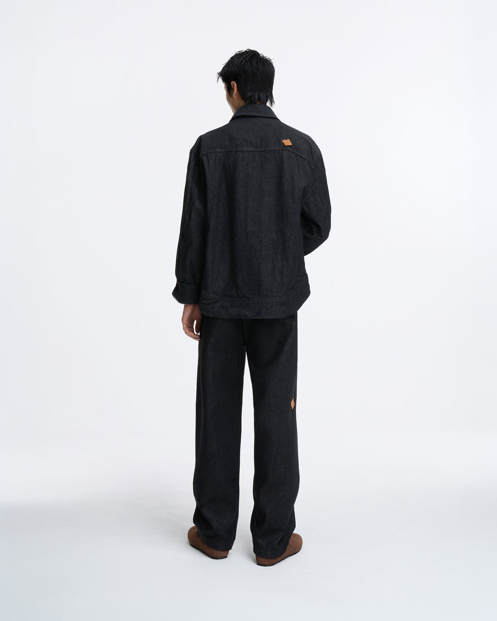 Ader Error - Sig; SV Tag Trucker jacket 01 (Noir) product image 3 | TRAB K-Fashion Australia