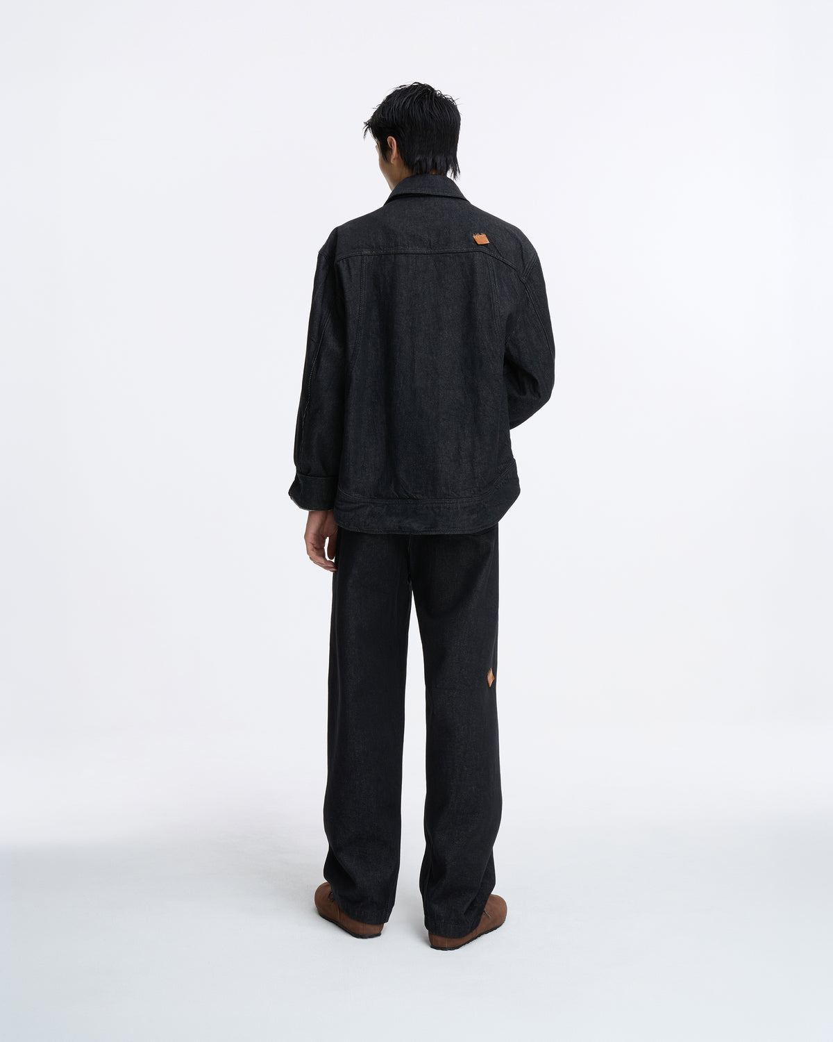 Ader Error - Sig; SV Tag Trucker jacket 01 (Noir) product image 3 | TRAB K-Fashion Australia